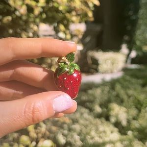Strawberry Vintage Brooch Pin